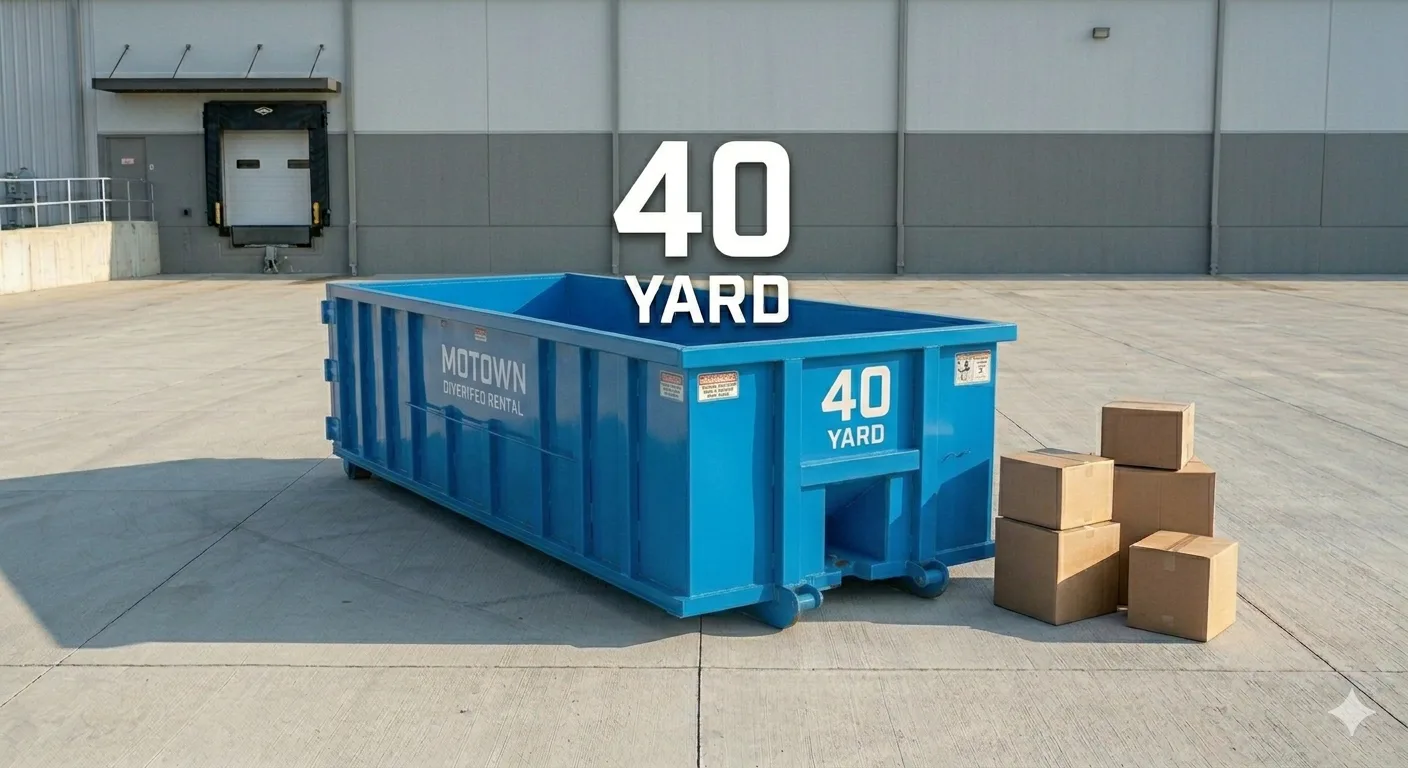 Dumpster Size and Pricing - Motown Dumpster Rentals